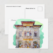 Vintage Travel Romania Consta bucharest Postkarte (Vorne/Hinten)