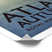 Vintage Travel Royal Mail Atlantis Poster (Ecke)