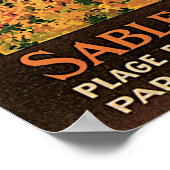 Vintage Travel, Sables d'Or les Buttone Poster (Ecke)