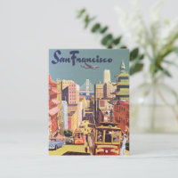 Vintage Travel San Francisco Adressenänderung