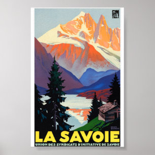 Vintage Travel - Savoy - La Savoie Frankreich Poster