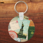 Vintage Travel...schlüsselanhänger Schlüsselanhänger (Vorderseite)