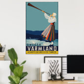 Vintage Travel Schweden Poster (Heimbüro)