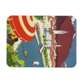 Vintage Travel Schweiz Magnet (Horizontal)