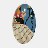 Vintage Travel Spanien Keramik Ornament (Rechts)