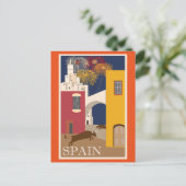 Vintage Travel Spanien Postkarte (Stehend Vorderseite)