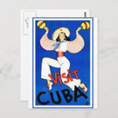 Vintage Travel Stationale Sets Postkarte (Vorne/Hinten)