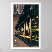 Vintage Travel Süd Zug Poster (Vorne)