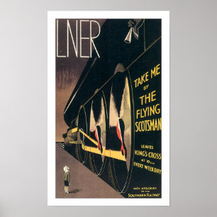 Vintage Travel Süd Zug Poster