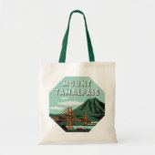 Vintage Travel, Tamalpais Mountain oder Mount Tam Tragetasche (Vorne)