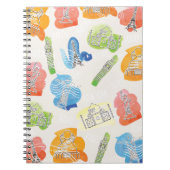 Vintage Travel Tickets Notizblock (Vorderseite)