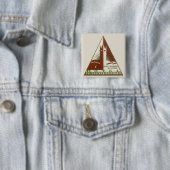 Vintage Travel, Trans Atlantique Hotel, Algerien Button (Beispiel)