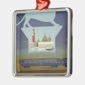 Vintage Travel Venedig Orientale Silbernes Ornament (Links)