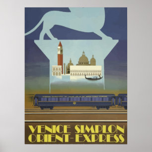 Vintage Travel Venedig Orientales Poster