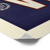 Vintage Travel Venezia Italien Poster (Ecke)