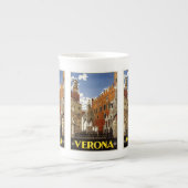 Vintage Travel Verona Italien Tasse (Vorderseite)