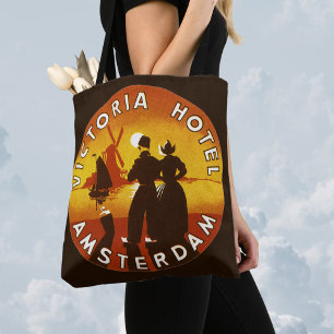 Vintage Travel, Victoria Hotel, Amsterdam, Holland Tasche
