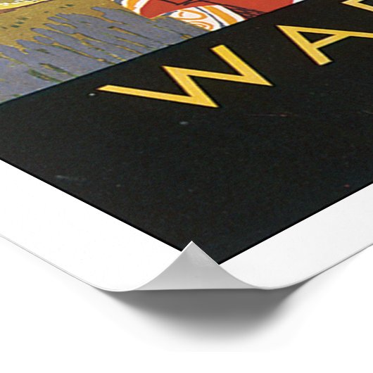 Vintage Travel Warrenpoint Irland Poster (Ecke)