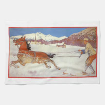 Vintage Travel, Winter in Engadin Schweiz