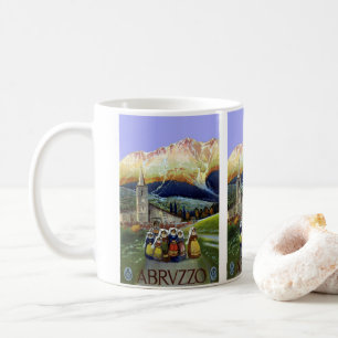 Vintage Travel, Women of Abruzzo, Italien Kaffeetasse