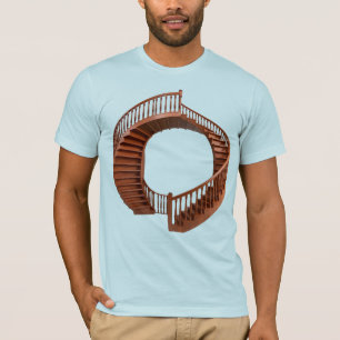 Vintage Treppe des Mystery Jersey-T - Shirt