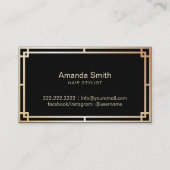 Vintage Treppe hinunter zum Roten Meer Visitenkarte (Rückseite)