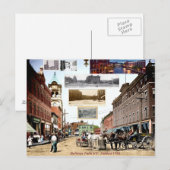 Vintage Treppen nach dem Aufstehen Postkarte (Vorne/Hinten)