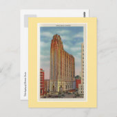 Vintage Treuhandgesellschaft Detroit Gewerkschaft Postkarte (Vorne/Hinten)