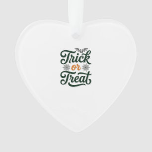 Vintage-Trick-or-Treat-Halloween-Typografie-Design Ornament