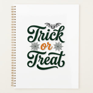 Vintage-Trick-or-Treat-Halloween-Typografie-Design Planer