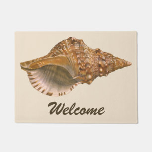 Vintage Triton Seashell Muschel, Meerestiere Fußmatte