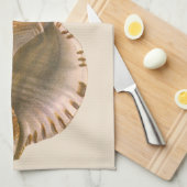 Vintage Triton Seashell Muschel, Meerestiere Geschirrtuch (Viertel Falte)