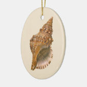 Vintage Triton Seashell Muschel, Meerestiere Keramik Ornament (Links)