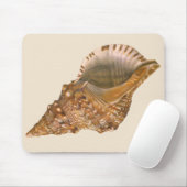 Vintage Triton Seashell Muschel, Meerestiere Mousepad (Mit Mouse)