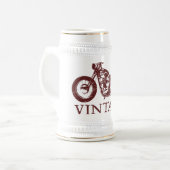 Vintage Triumph Bierglas (Vorderseite Links)