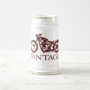 Vintage Triumph Bierglas