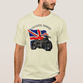 Vintage-Triumph-Bobber-Motorrad-T-Shirt T-Shirt