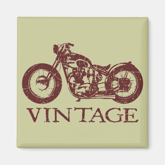 Vintage Triumph Magnet (Vorne)