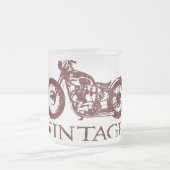 Vintage Triumph Mattglastasse (Mittel)