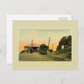 Vintage Trollestation Mauch Chunk Pennsylvania Postkarte (Vorne/Hinten)