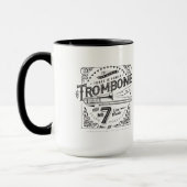 Vintage Trombone-Tasse Tasse (Links)