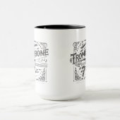 Vintage Trombone-Tasse Tasse (Zentrum)