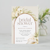 Vintage Tropen | Einladung von Brautpartys (Stehend vorne)