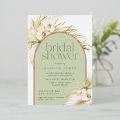 Vintage Tropen | Einladung von Brautpartys (Stehend vorne)