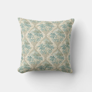 Vintage-Tropen-Toile-Küsten-Eleganz-Design Kissen