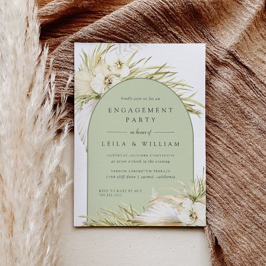 Vintage Tropenbindungspartei Einladung