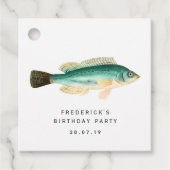 Vintage Tropenfische Geschenkanhänger (Vorderseite)