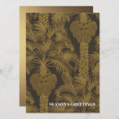 Vintage Tropenkarte Feiertagskarte (Vorne/Hinten)