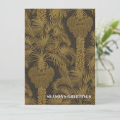 Vintage Tropenkarte Feiertagskarte (Stehend Vorderseite)