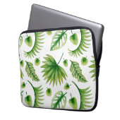 Vintage Tropenkunst Laptopschutzhülle (Vorderseite Links)